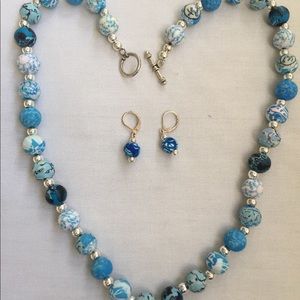 NEW BLUE "Vera Bradley"  beautiful set.